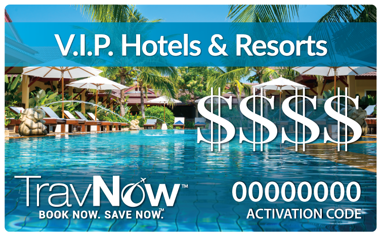 TravNow V.I.P. Hotel & Resort Card